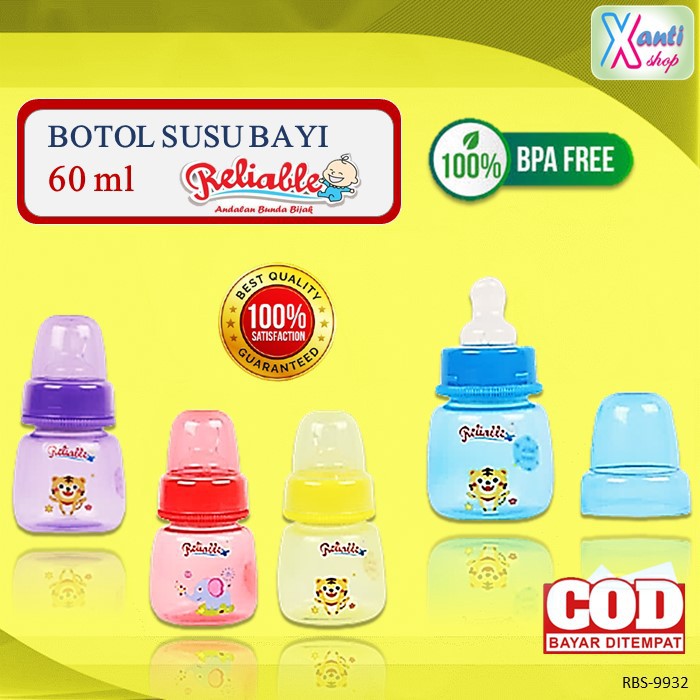 Botol Dot Susu Karakter dan lucu | Botol Dodot Newborn, Bayi dan Anak Anak 60ml