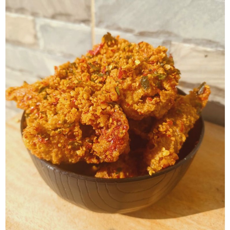 

KULIT AYAM CRISPY PEDAS DAUN JERUK 50gr