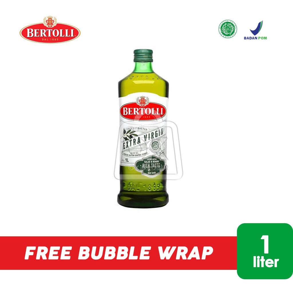 

Bertolli Extra Virgin Olive Oil / Minyak Zaitun (Botol Kaca 1 Liter)