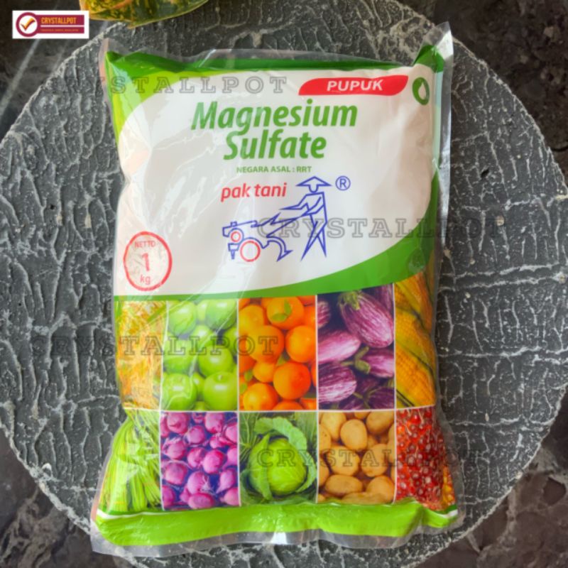 PUPUK TANAMAN MAGNESIUM SULFATE PAK TANI KEMASAN PABRIK 1 KG