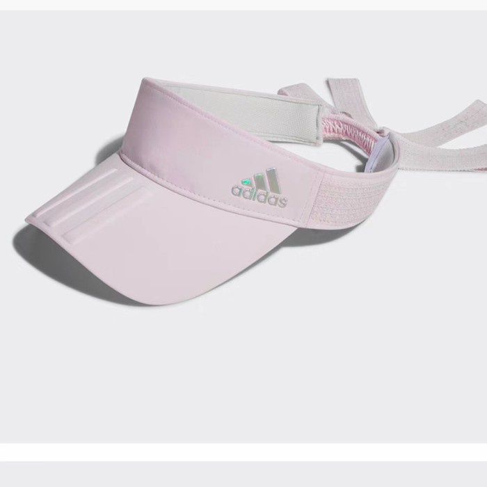 Topi golf adidas ladies golf cap hat woman ribbon topi golf visor - Putih