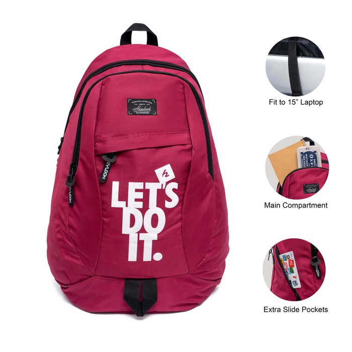 Tas Pria RDN 015 Distro Raindoz Bandung Ransel Punggung Backpack Y9B4 Tas Gendong Kecil Ransel Mini