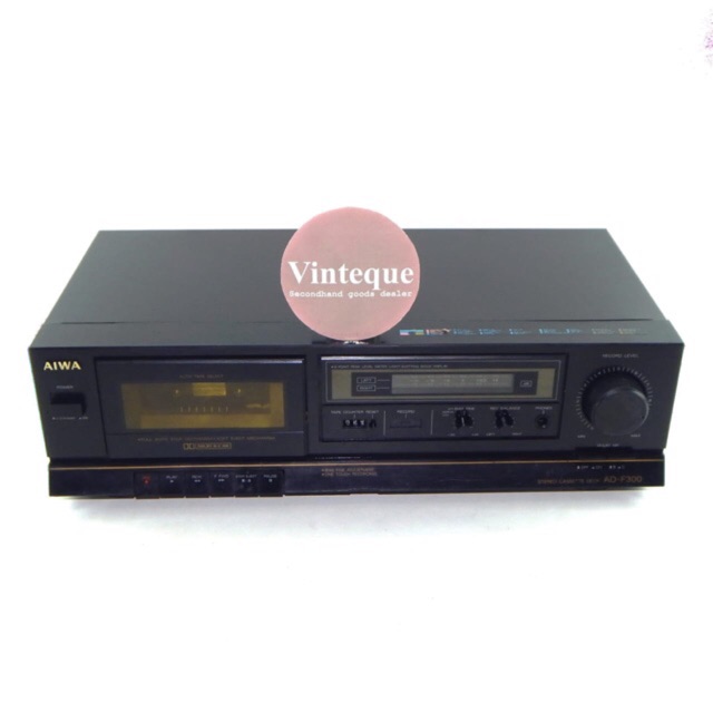 Tape Deck Vintage AIWA Stereo Cassette Deck AD-F300 Japan