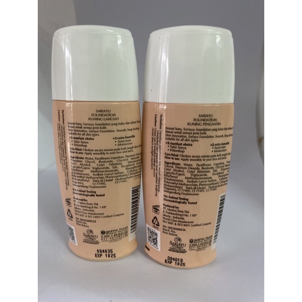 Sariayu Liquid Foundation (Alas Bedak) 35 ml