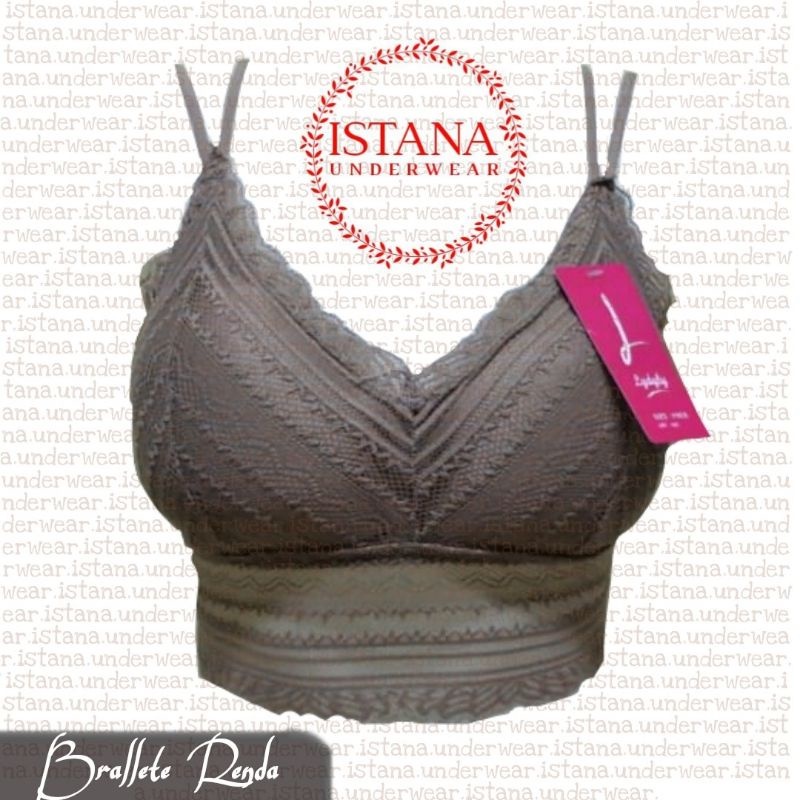 Bh Fashion Bra Brallete Renda Lembut Tali dobel Tanpa kawat 267 SRX N KW T Vannesa Angel Vanesza Wear