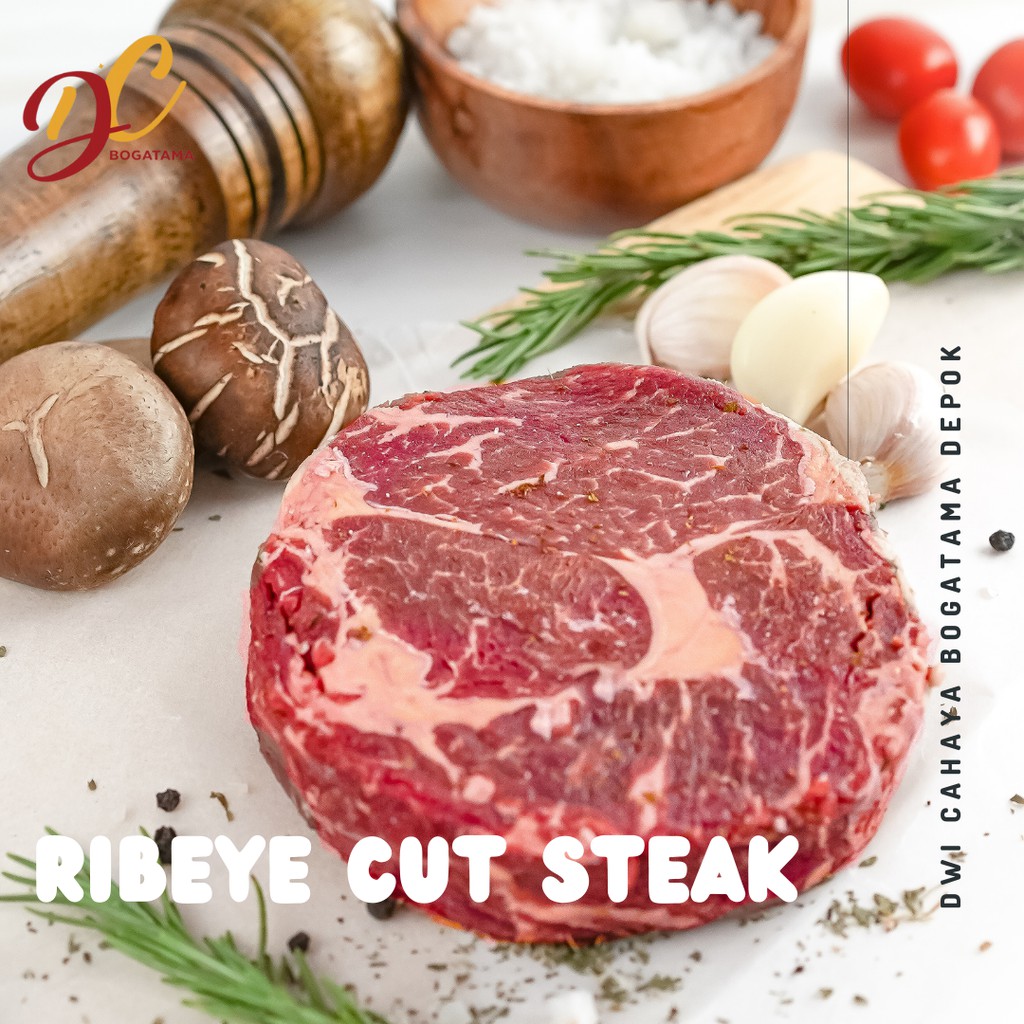 

Beef Steak Ribeye Daging Sapi Import 200gram