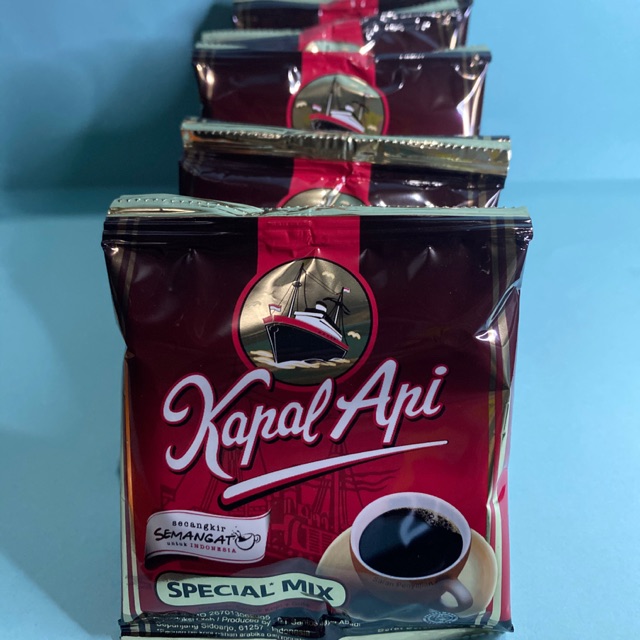 

Kapal Api Special Mix 24g Kopi + Gula 1 renceng isi 10 sachet