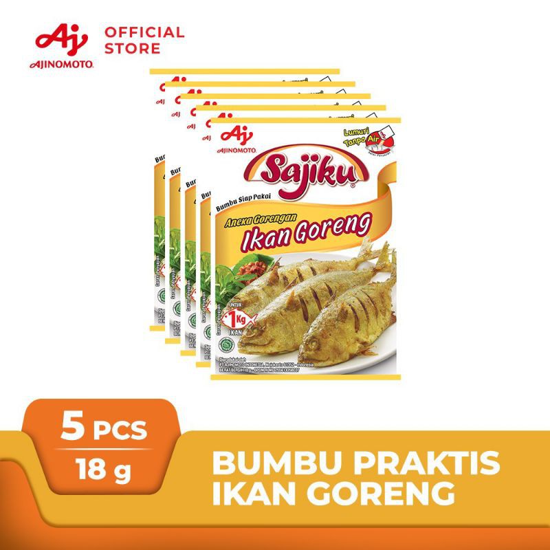 

Sajiku Bumbu Instan Ikan Goreng 18g (5 pcs)