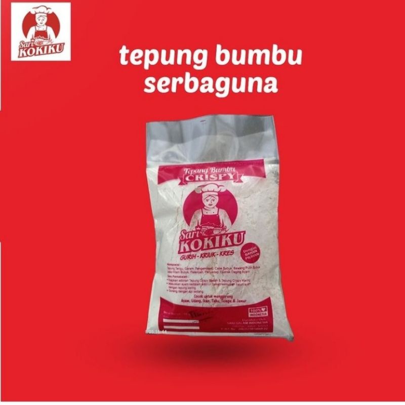

Tepung sarikokiku | Tepung kriuk | Tepung serbaguna | tepung crispy | tepung bumbu