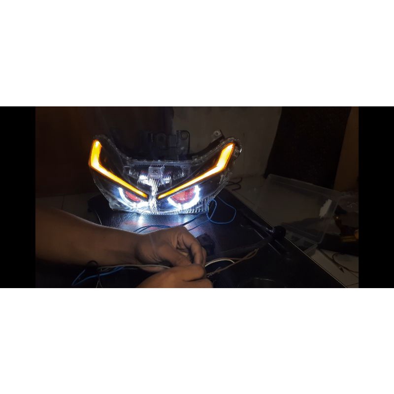 reflektor aerox modif