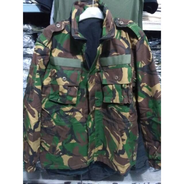 Jaket loreng TNI bolak-balik