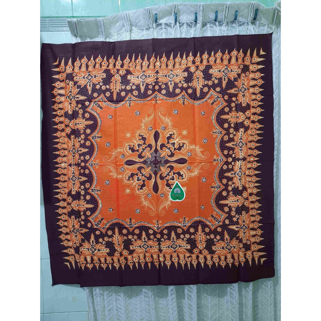 Taplak Kain  Batik Merk Merak Manis Solo  Orange Shopee 