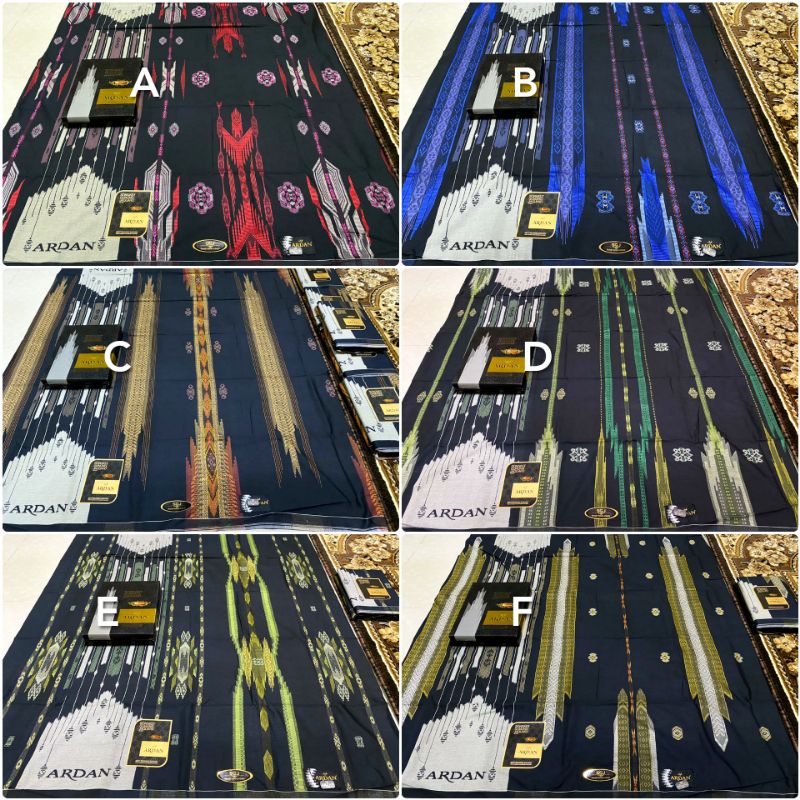 Sarung ARDAN Songket Jacquard SGJ JKM SKJ Motif BHS Timbul