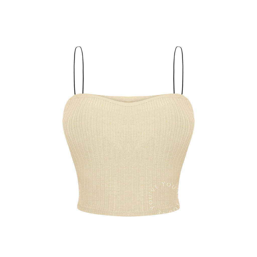You’ve (YouHave) Tanktop Tali Spaghetti Tank Top Wanita Tali Tipis Busa Bra Sport Bra 100053-8