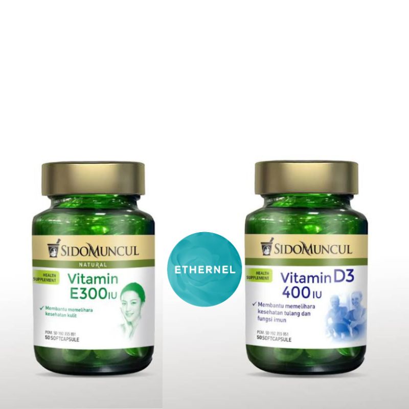 vitamin d3 sidomuncul 400 iu dan vitamin e 300 iu