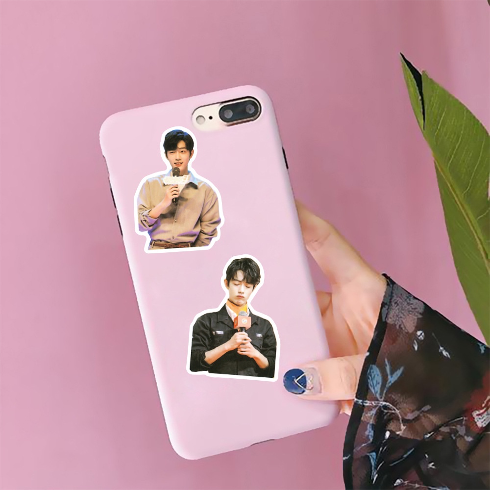 Xiao Zhan stiker Idol harus membantu akun koper bahan dekorasi cangkir air ponsel case tangan Buku s