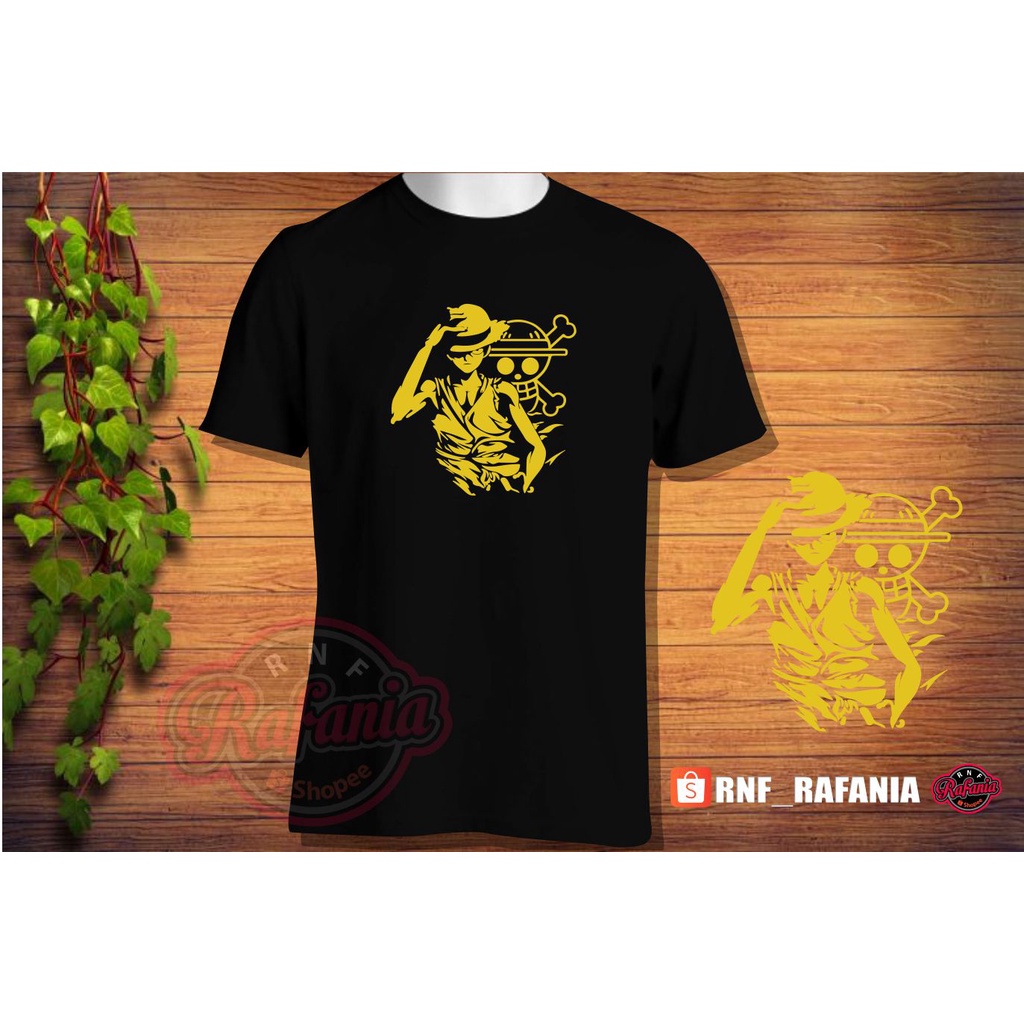 Kaos Anime One Piece  Kaos Luffy Kaos Distro Pria Wanita Kaos Karakter Jepang 01