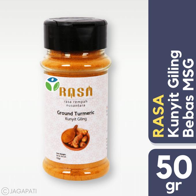 

RASA - Ground Turmeric - Kunyit Giling - Bumbu Masak No MSG - 50 Gr