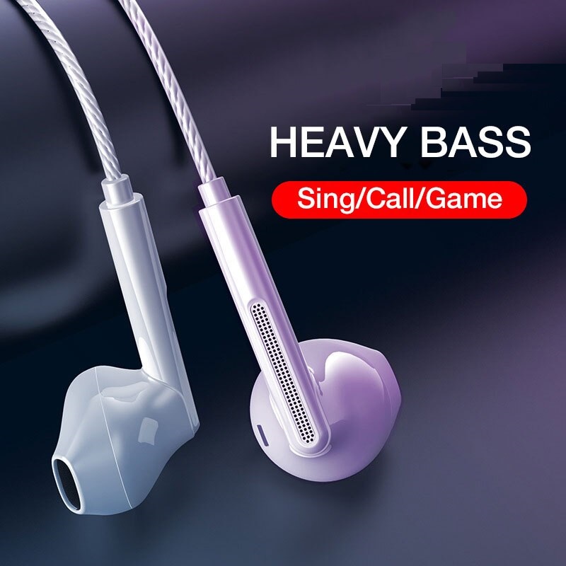 Headset HiFi Type C M22 TRIPLEDI Earphone Wired Stereo Bass Noise Reduction With HD Microphone