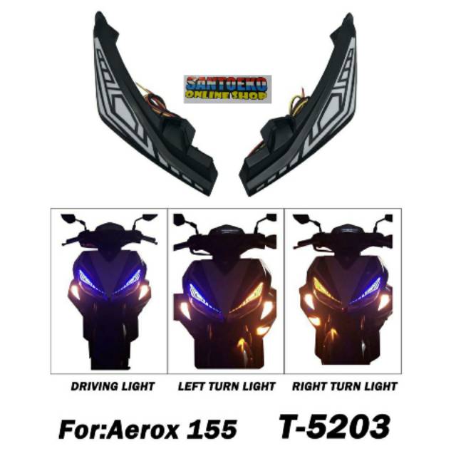 Lampu senja aerox 155