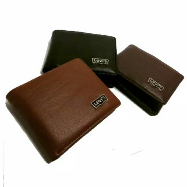 Dompet Slop Pendek Pria Lipat Kartu Kulit Sintetis Cowok Murah NR_Outfit Official COD