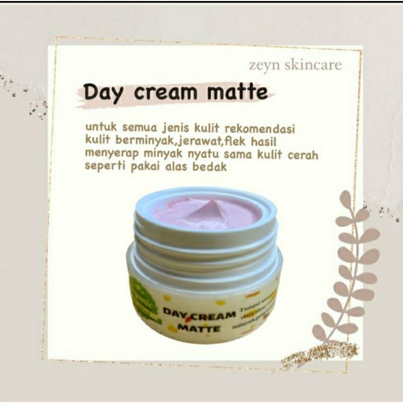 CREAM SIANG MATTE /DAY CREAM WAJAH / SUNSCREEN MATTE SPF 50