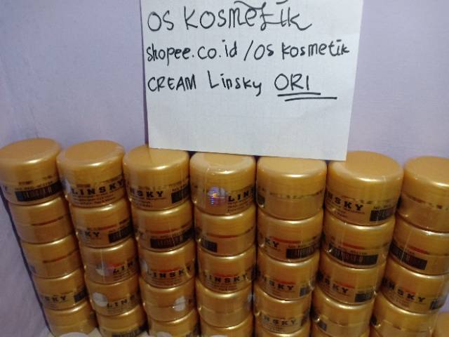 PAKET CREAM LINSKY FULL GOLD ORIGINAL 1000%