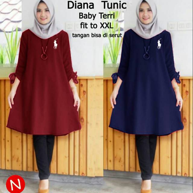 CTN Baju atasan Tunic DIANA jumbo best seller