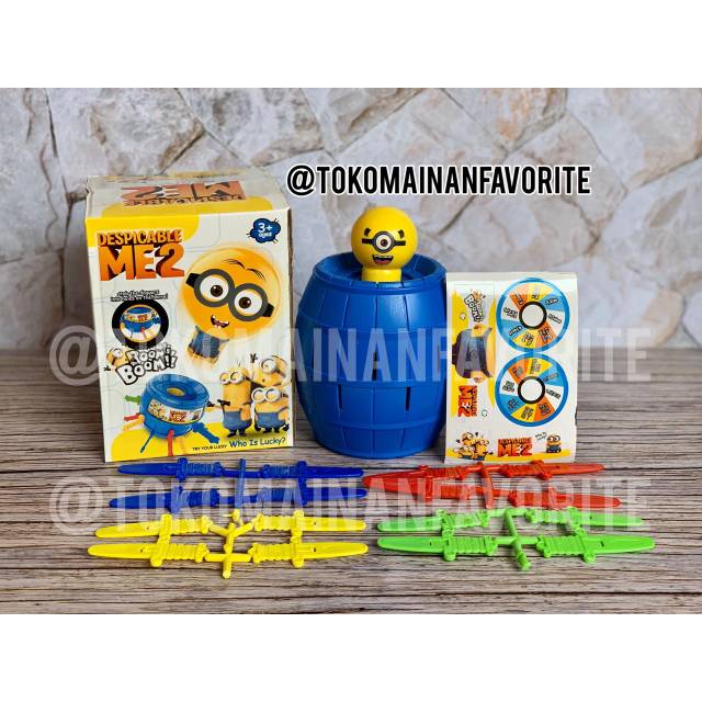 MINNIONS/SPIDERMAN BARREL GAME