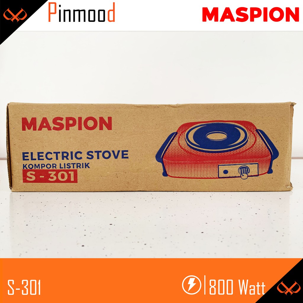 MASPION KOMPOR LISTRIK S-301 1 TUNGKU MURAH