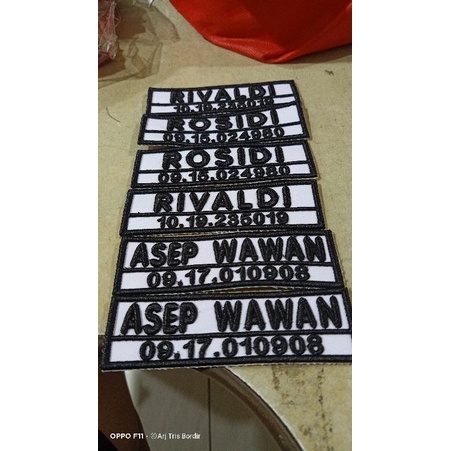 Nama Timbul Satuan 3D