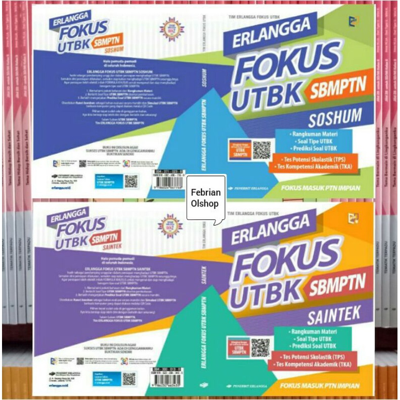 BUKU FOKUS UTBK SBMPTN SOSHUM DAN SAINTEK SMA/MA 2022 TERBARU