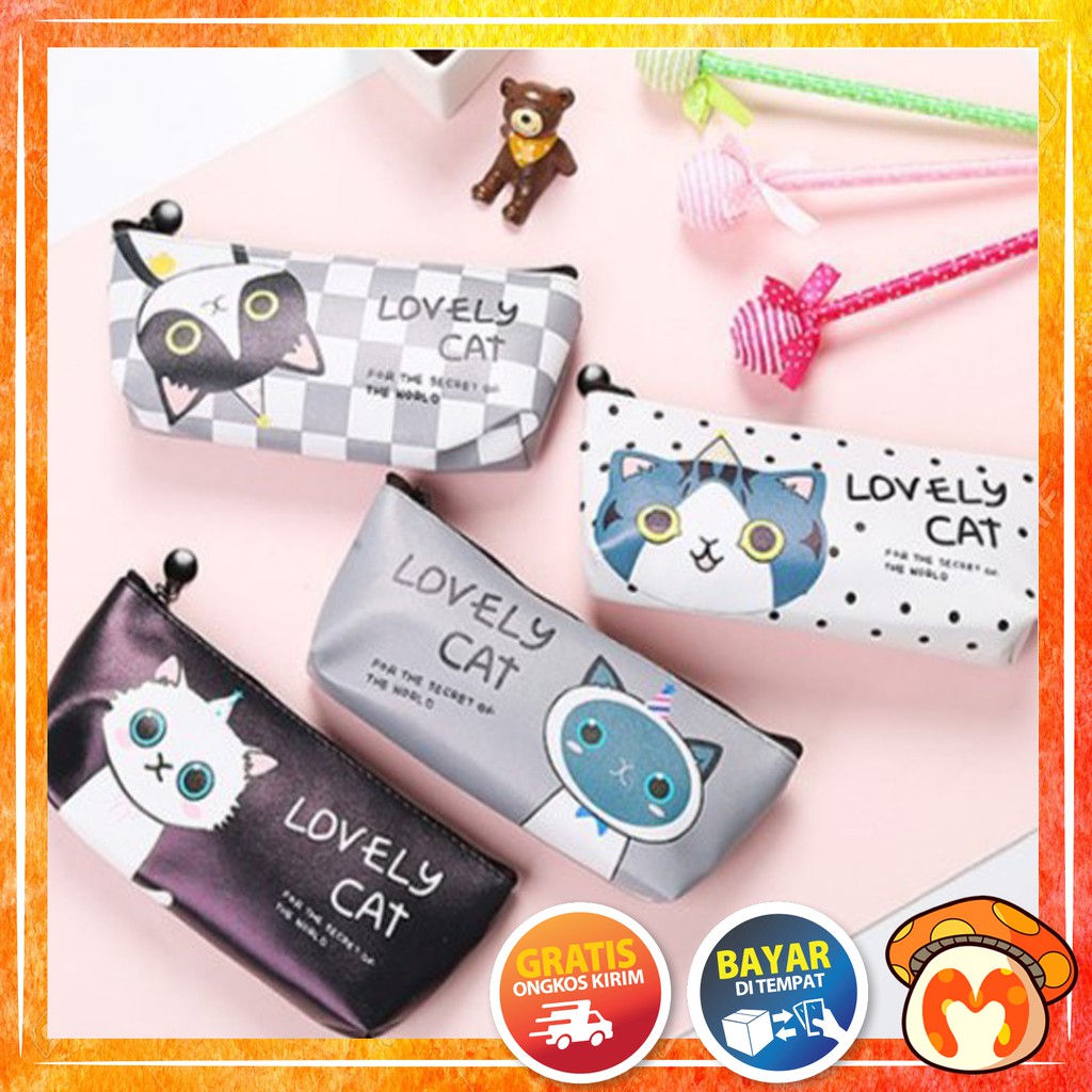 

FYG OSM KOTAK PENSIL LUCU LOVELY CAT / TAS MINI ALAT TULIS