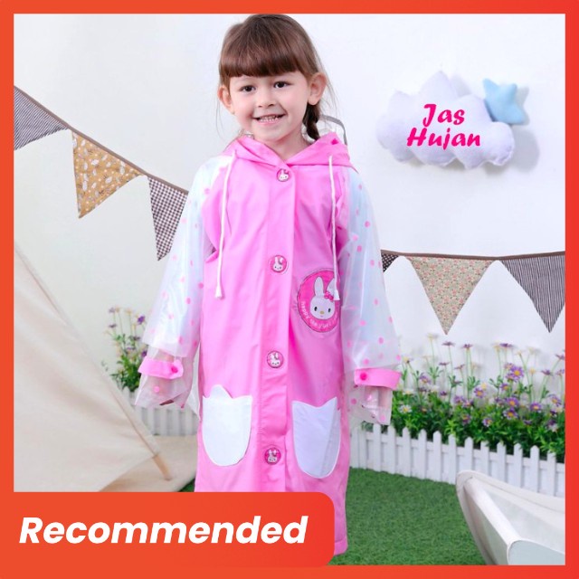 Jas Hujan Anak KIDO Kiddo Imut Imoet Baju Indoplast Jaket Celana Kecil Lucu Jas SD Anak-anak Kecil