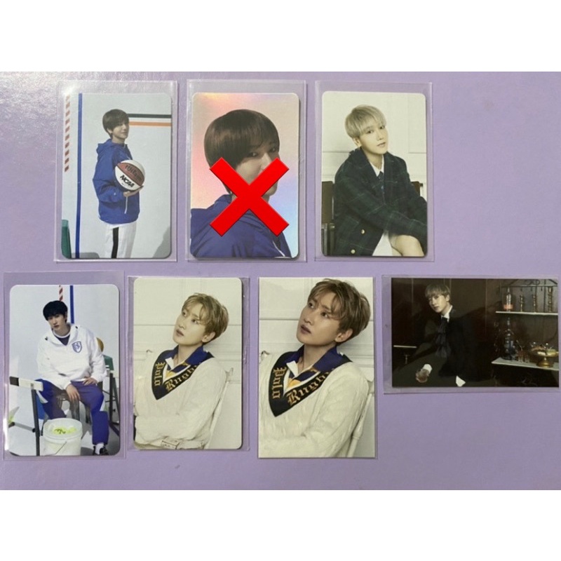 Eunhyuk Yesung Photocard PC Super Junior Season Greeting 2020 2021 benefit Hottrack Aladin Yizhiyu S