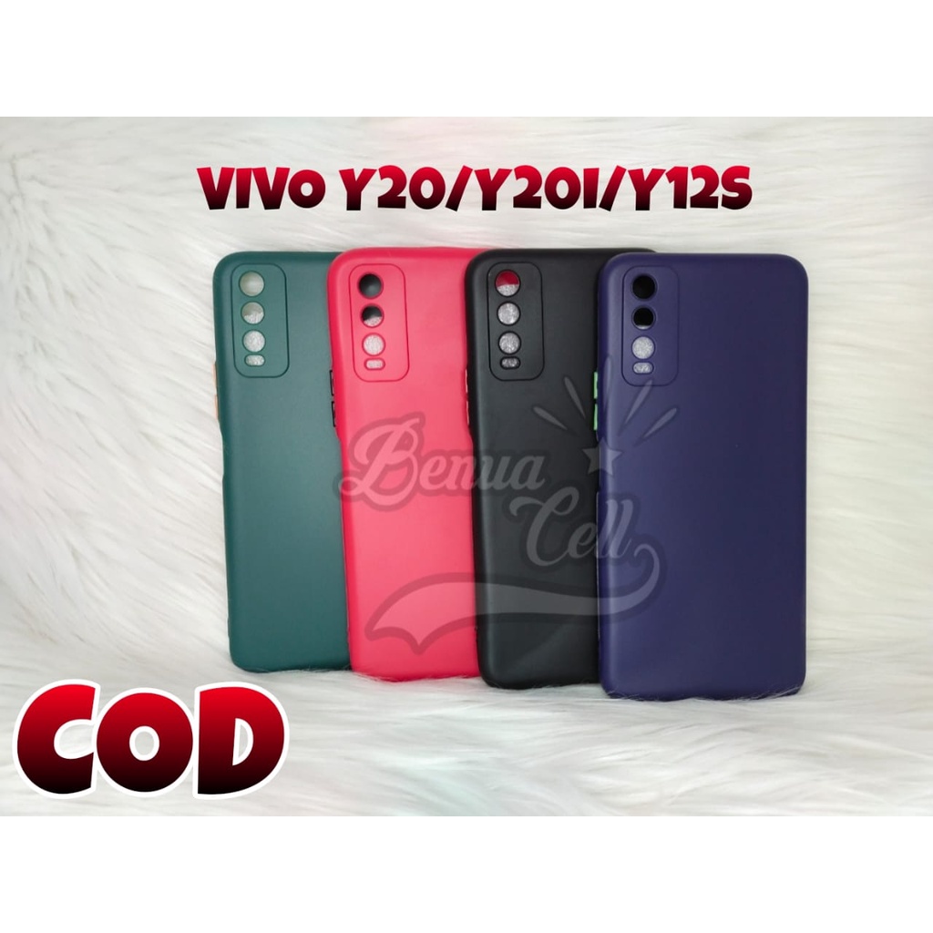 SOFTCASE MACARON VIVO Y20/Y12S/20I -VIVO V19 // SOFTCASE MACARON PROTECTION KAMERA - BD