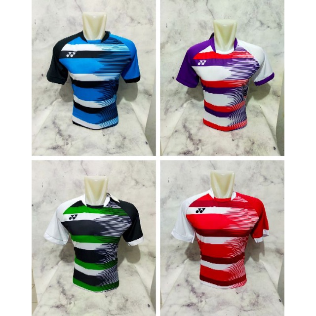 BAJU BADMINTON DEWASA ATASAN BADMINTON Y167JERSEY BULUTANGKIS