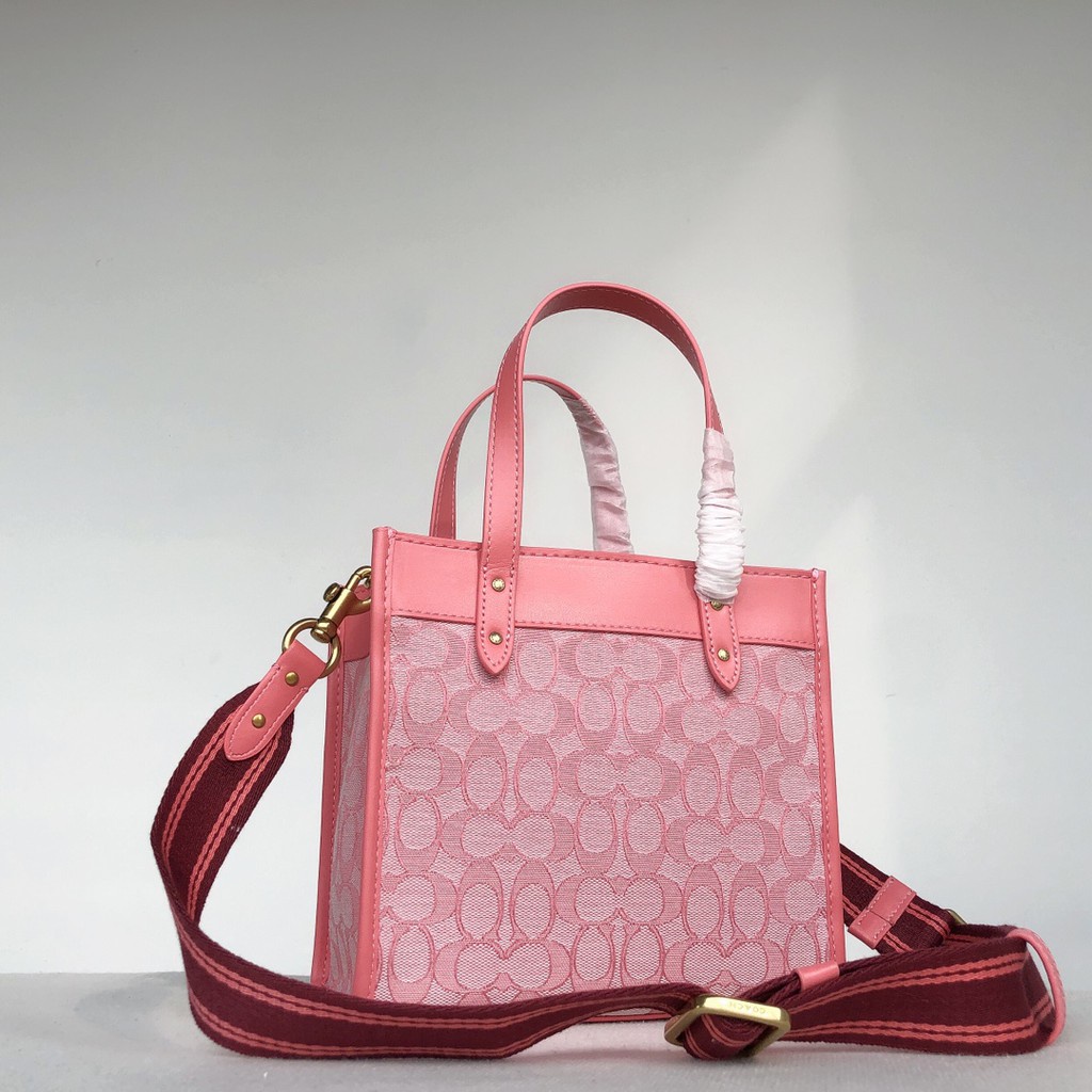 TAS WANITA PINK TOTEBAG SLING BAG WANITA TOTE 22 TAS JINJING IN SIGNATURE pink EDITION 3865