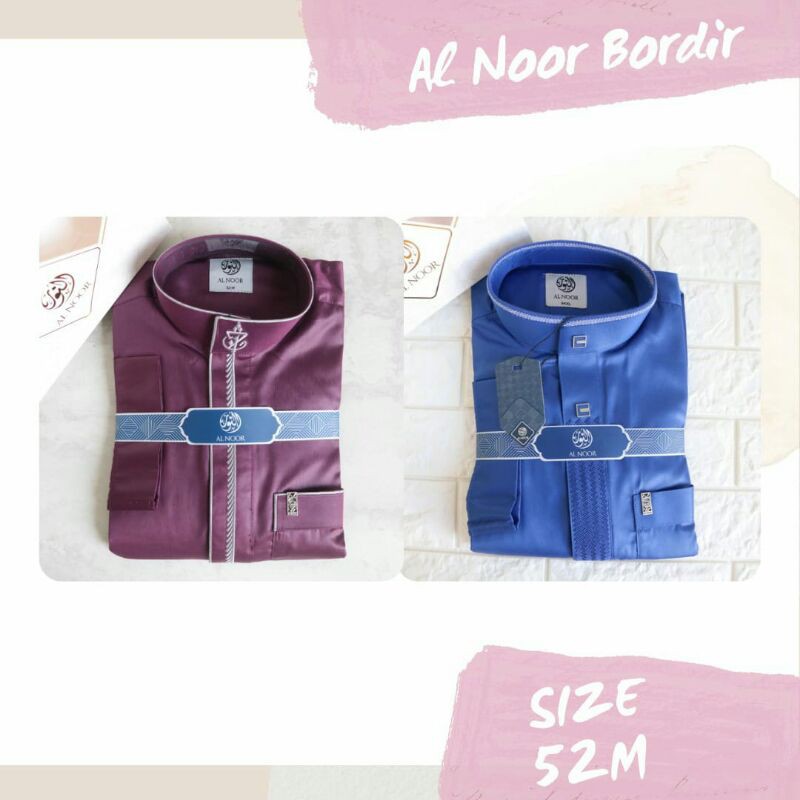 JUBAH IMPORT AL NOOR BORDIR