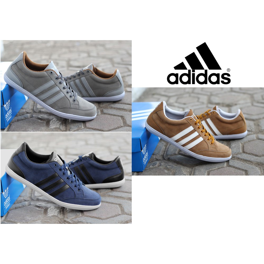 Sepatu Pria Adidas Neo Kapler / Sneakers Casual Terbaru Stylish Bertali / Fashion Pria Murah