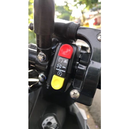 saklar kanan stater on/off all motor tombol merah - kuning pemakaian all motor