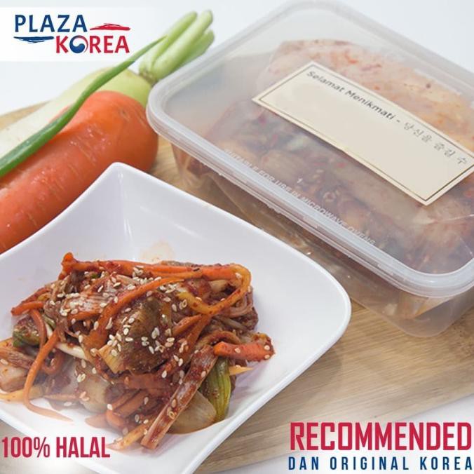 

SAMWON - KIMCHI MIX SAWI WORTEL LOBAK FRESH 500 GRAM- Makanan Korea