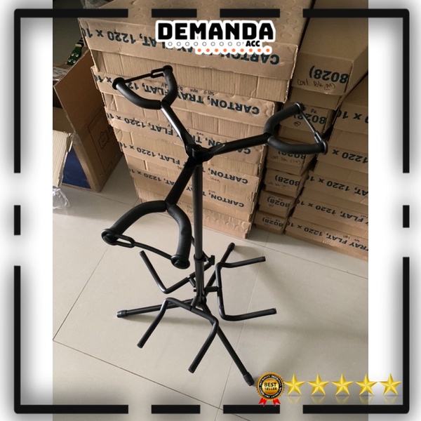 Stand gitar triple / stand untuk 3 gitar sekaligus mantap