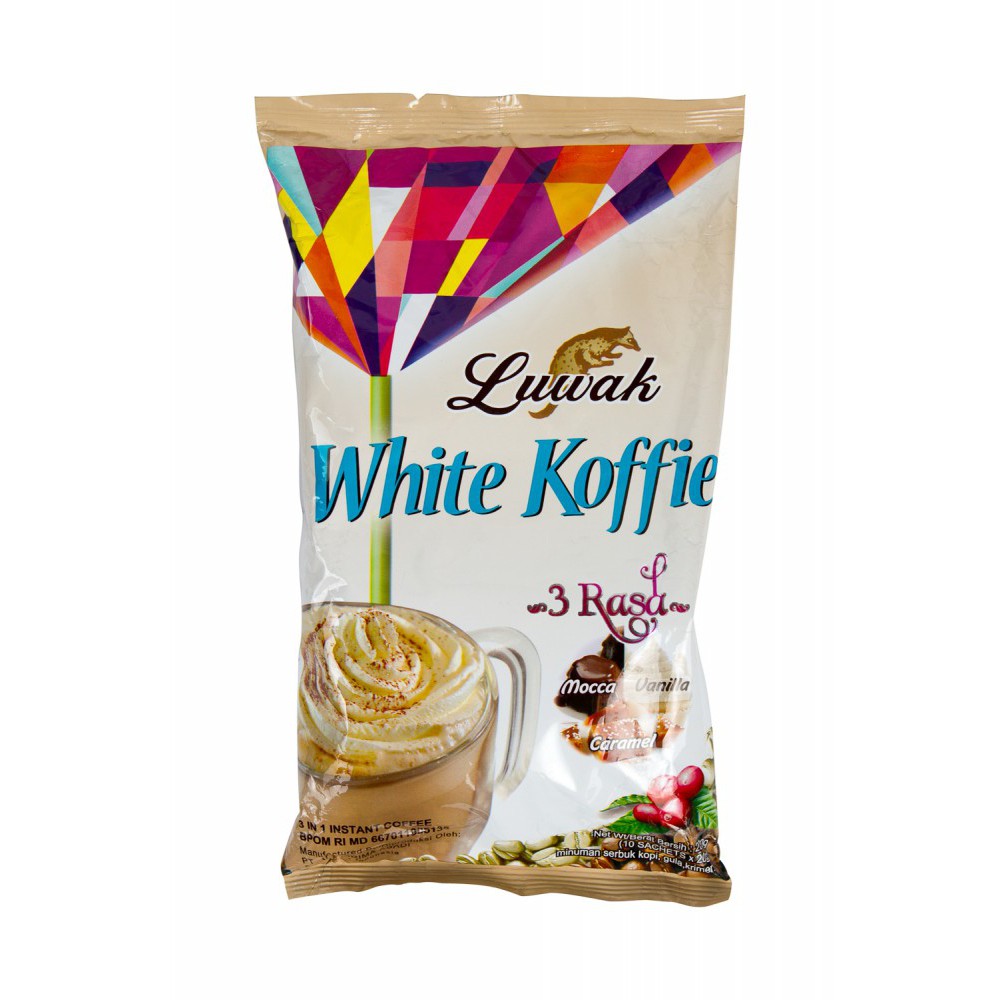 

LUWAK WHITE KOFFIE 3 RASA BAG 10X20GR - Farmers Market