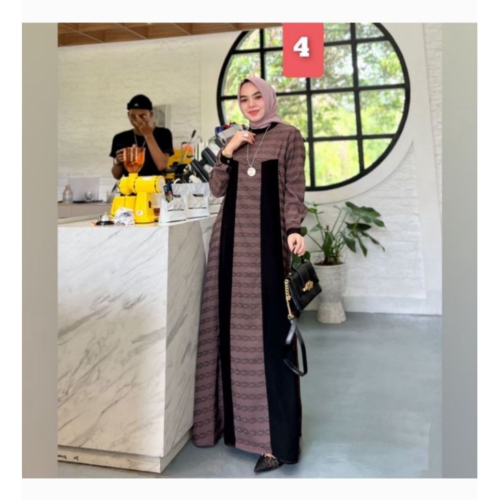 GAMIS WANITA TERBARU DARI HMF LUXURY Citra dress/#48