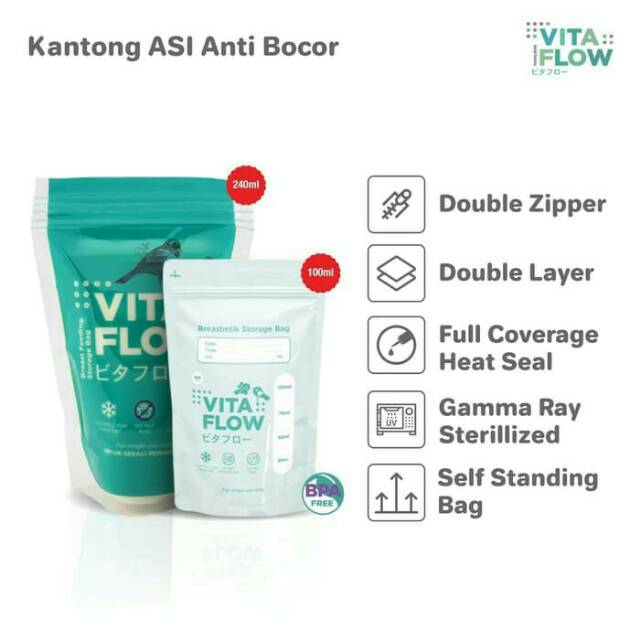 Vita flow kantong asi 240ml