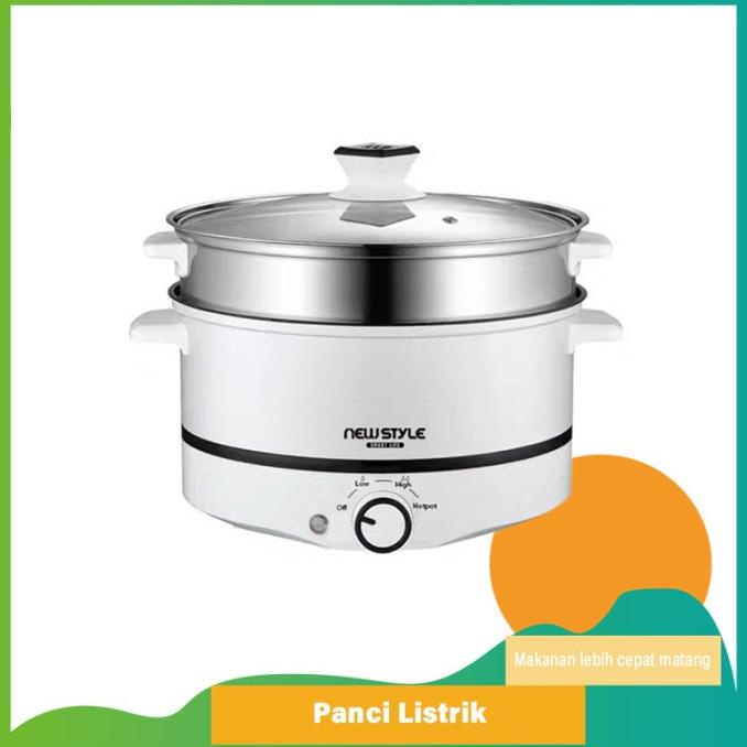 Panci Listrik Y09 Multifungsi Hotpot Pan Anti-lengket Panci Elektrik