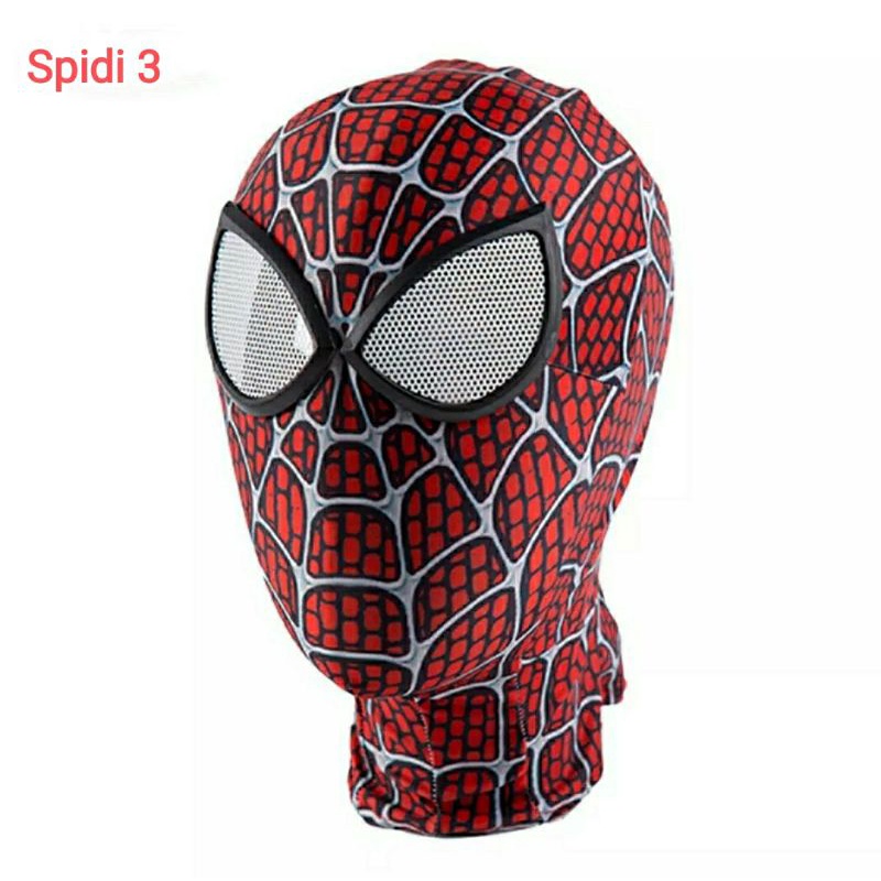 New Mask Spiderman Topeng Spiderman Baru Bahan Kain Mata Keren