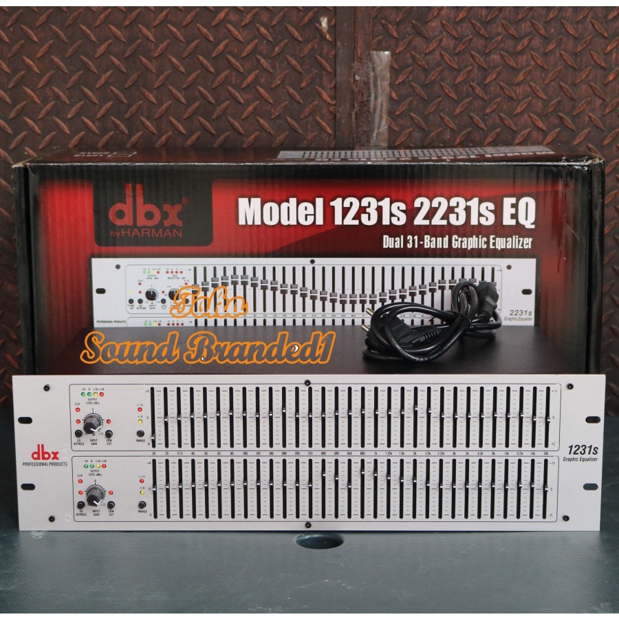 Equalizer DBX 1231S/ 1231 S EQ Dual 31- Band Graphic Equalizer
