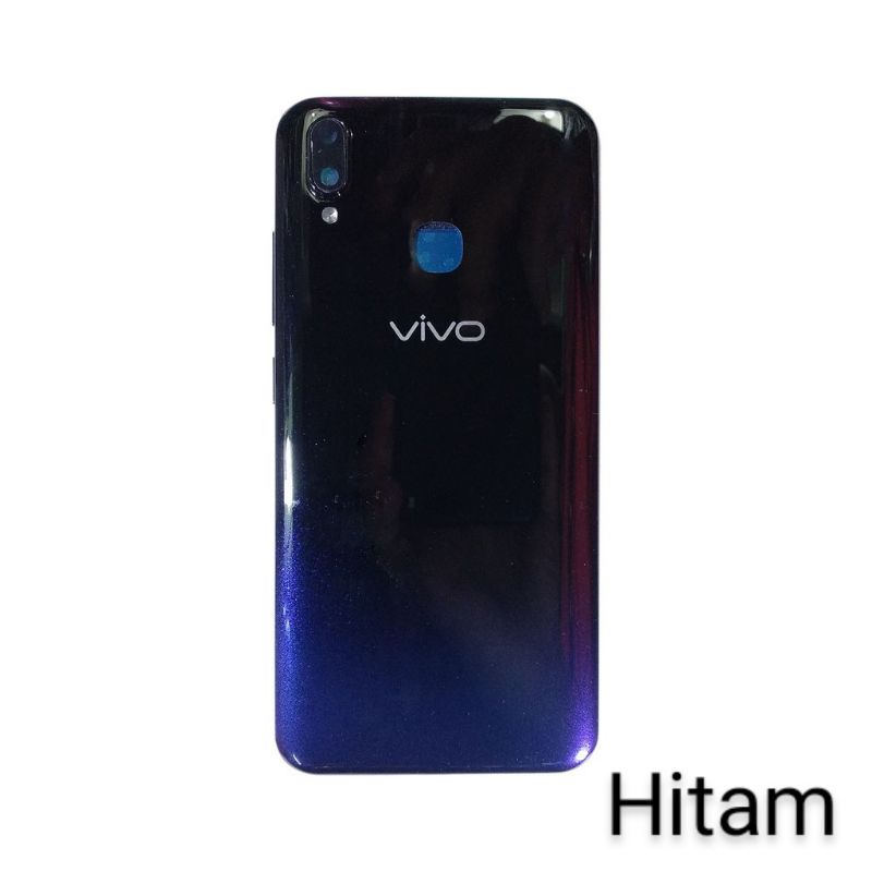 Backdoor Backcover Tutup belakang Back Casing Kesing VIVO Y91 Y95 - Nebula Purple, Sidik Jari Smal